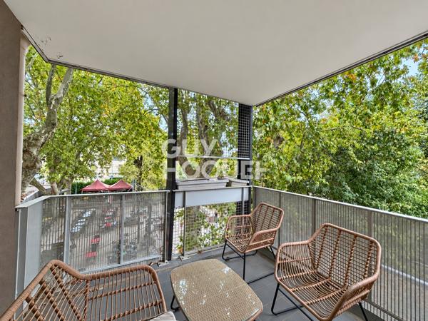VILLEURBANNE FLACHET – T3 COCOONING AVEC EXTÉRIEUR – RÉSIDENCE 2009 AVEC GARAGE
