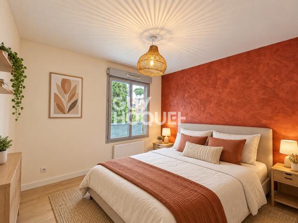VILLEURBANNE FLACHET – T3 COCOONING AVEC EXTÉRIEUR – RÉSIDENCE 2009 AVEC GARAGE