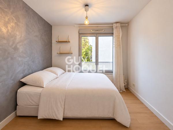 VILLEURBANNE FLACHET – T3 COCOONING AVEC EXTÉRIEUR – RÉSIDENCE 2009 AVEC GARAGE