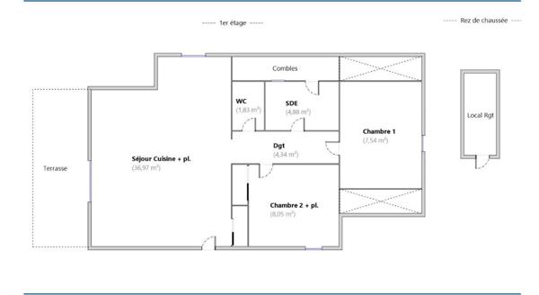 Guérande (44350) Appartement à vendre, Guérande 64m²