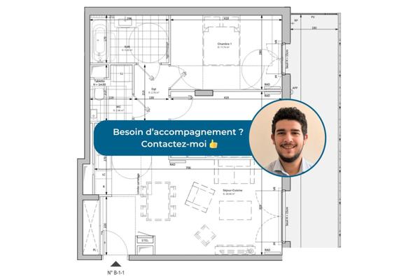 Appartement à vendre 3 pièces 63 m² Clichy