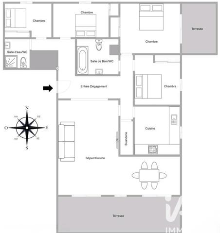 Appartement à vendre 5 pièces 113 m² Le Cannet