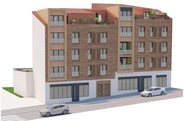 appartement T3 duplex neuf à vendre PARIS 20e, d'une surface hab 71.75 m2 + terrasses 13.71 m2