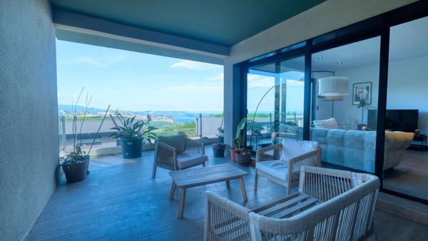 Appartement Barbaggio 4 pièce(s) 108 m2 terrasse 56 m2 + garage + parking couvert + cave vue dégagée