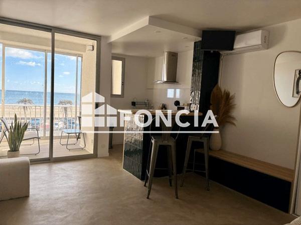 À vendre Studio 25 m² - Canet-en-roussillon 66140