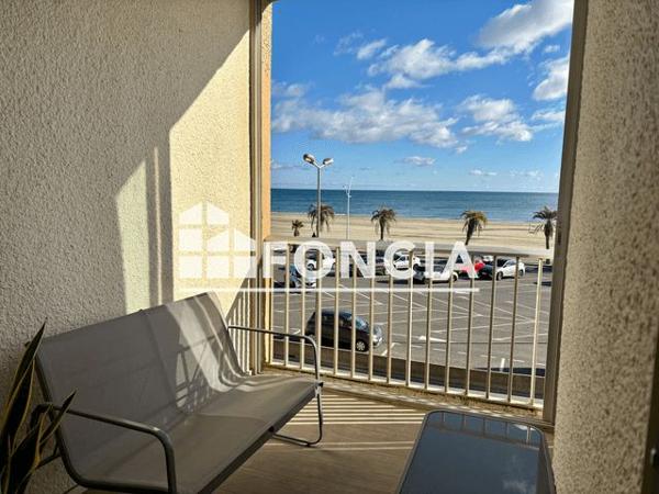 À vendre Studio 25 m² - Canet-en-roussillon 66140