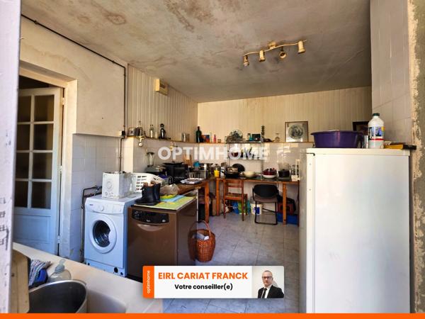 IMMEUBLE EN PIERRE DE 152 M2 ET 101 M², L’ENSEMBLE SUR 595 M² DE TERRAIN AVEC DES DEPENDANCES
