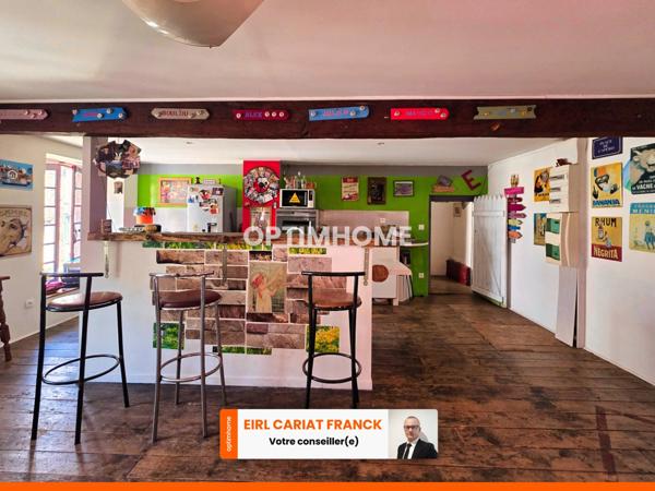 IMMEUBLE EN PIERRE DE 152 M2 ET 101 M², L’ENSEMBLE SUR 595 M² DE TERRAIN AVEC DES DEPENDANCES