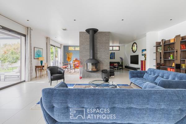 Villa contemporaine avec vue panoramique à St Gély du Fesc