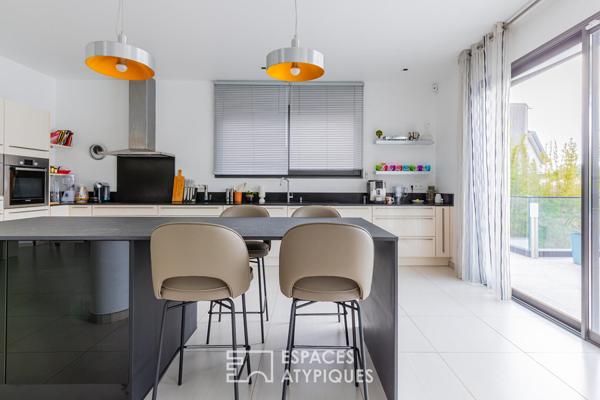Villa contemporaine avec vue panoramique à St Gély du Fesc