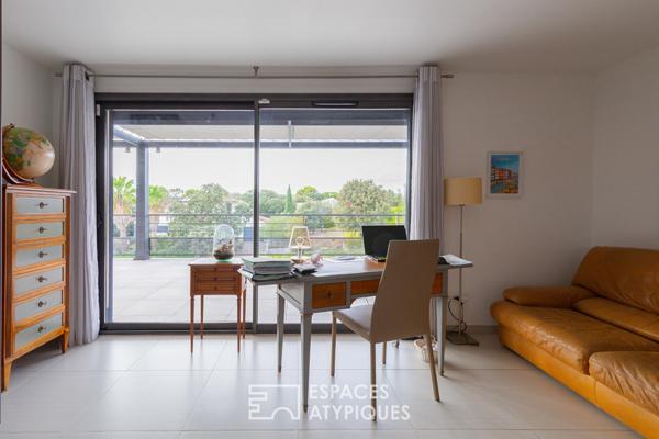 Villa contemporaine avec vue panoramique à St Gély du Fesc