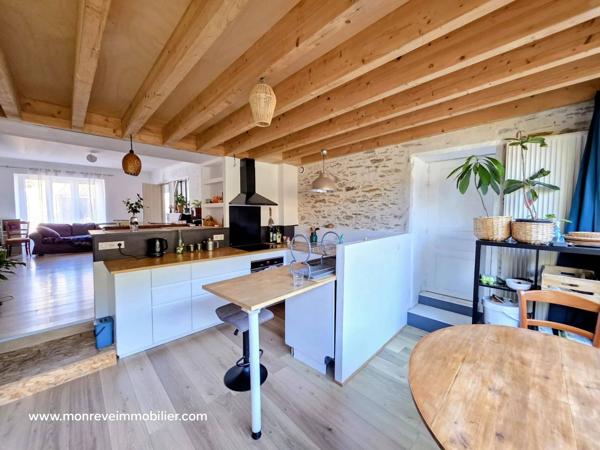 Maison 3 CH + Bureau avec jardin et garage