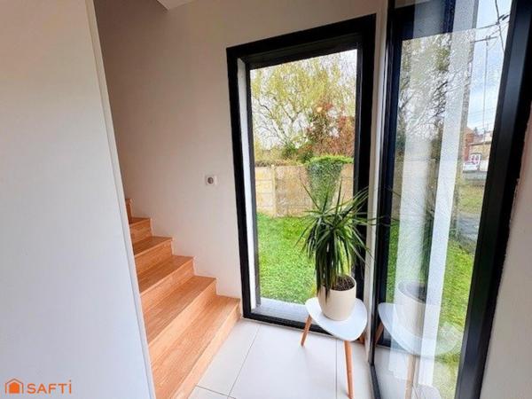 MAISON D’ARCHITECTE CONTEMPORAINE (2012) – HABITABLE DE PLAIN-PIED  – AULNOY-LEZ-VALENCIENNES