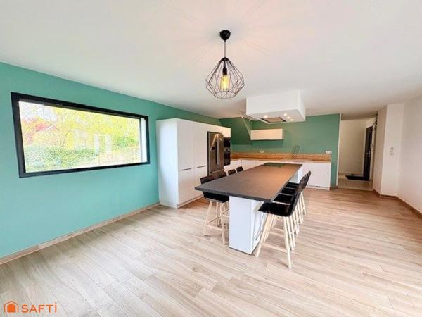 MAISON D’ARCHITECTE CONTEMPORAINE (2012) – HABITABLE DE PLAIN-PIED  – AULNOY-LEZ-VALENCIENNES