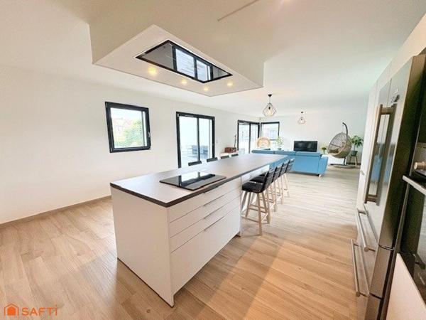 MAISON D’ARCHITECTE CONTEMPORAINE (2012) – HABITABLE DE PLAIN-PIED  – AULNOY-LEZ-VALENCIENNES