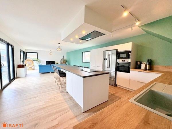 MAISON D’ARCHITECTE CONTEMPORAINE (2012) – HABITABLE DE PLAIN-PIED  – AULNOY-LEZ-VALENCIENNES