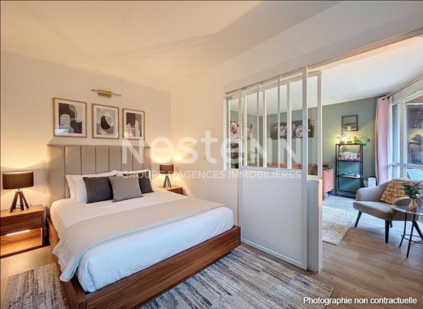 A vendre à LONGJUMEAU Appartement 4 pièces avec 3 chambres, balcon, cave et place de parking