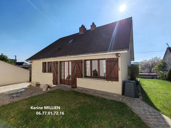 CHERISY 28500 Maison individuelle sur sous-sol total - 1 étage - 4 chambres - Cave voutée - Terrain - 280 000  HAI