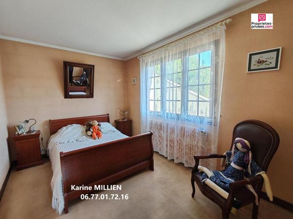 CHERISY 28500 Maison individuelle sur sous-sol total - 1 étage - 4 chambres - Cave voutée - Terrain - 280 000  HAI