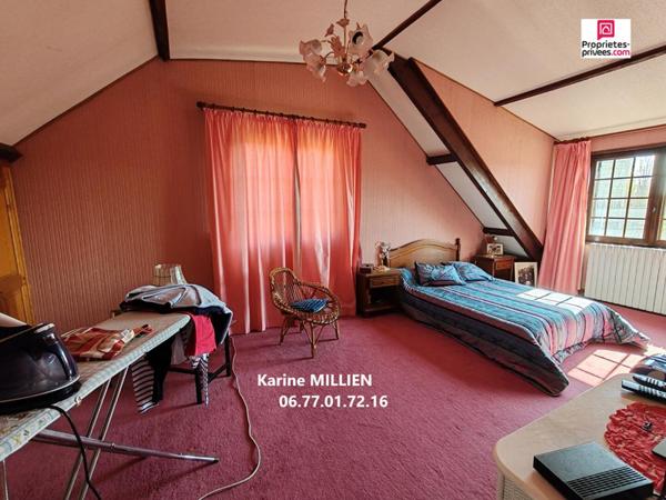 CHERISY 28500 Maison individuelle sur sous-sol total - 1 étage - 4 chambres - Cave voutée - Terrain - 280 000  HAI