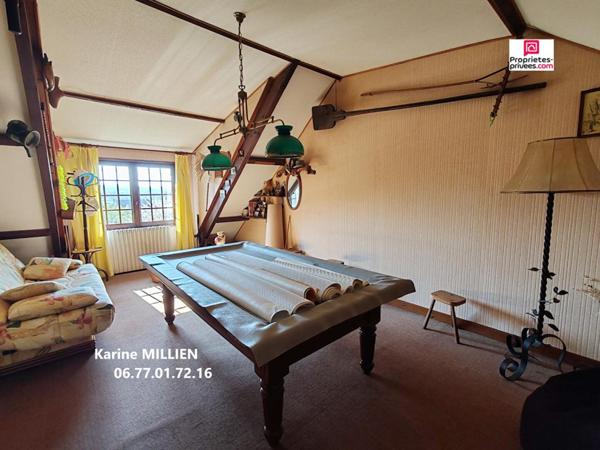 CHERISY 28500 Maison individuelle sur sous-sol total - 1 étage - 4 chambres - Cave voutée - Terrain - 280 000  HAI