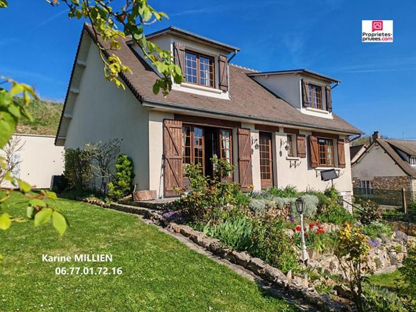 CHERISY 28500 Maison individuelle sur sous-sol total - 1 étage - 4 chambres - Cave voutée - Terrain - 280 000  HAI