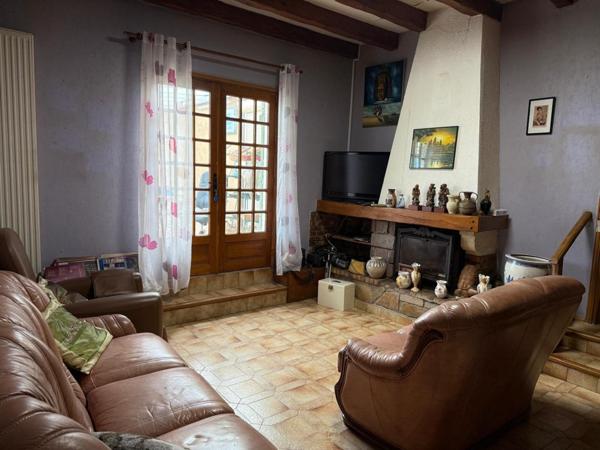 Maison de plain pied  de 124m²  avec sous-sol - Linas