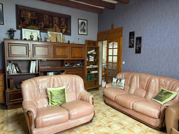 Maison de plain pied  de 124m²  avec sous-sol - Linas