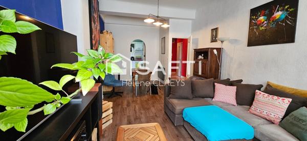 Appartement - 1 salon/séjour - 1 cuisine - 1 chambre - 1 bureau - 1 salle d'eau