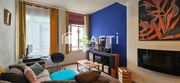 Appartement - 1 salon/séjour - 1 cuisine - 1 chambre - 1 bureau - 1 salle d'eau