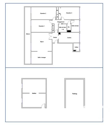Appartement à vendre 4 pièces 92 m² Saint-Cyr-l'École