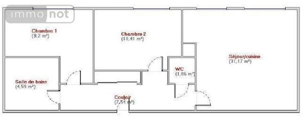 Appartement à vendre à Bordeaux en Gironde (33000), ref : 001/504