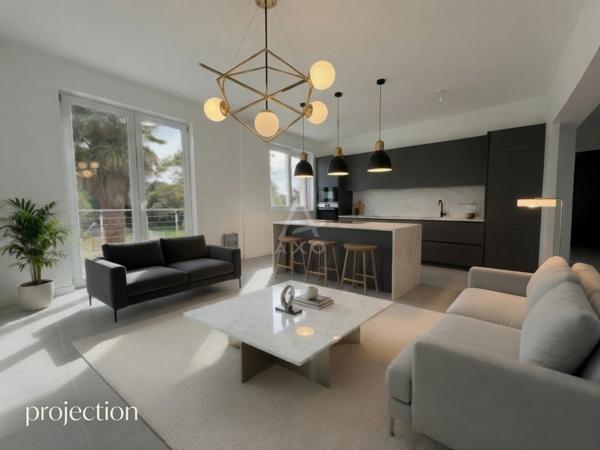 Beau T3 rénové avec grand balcon
