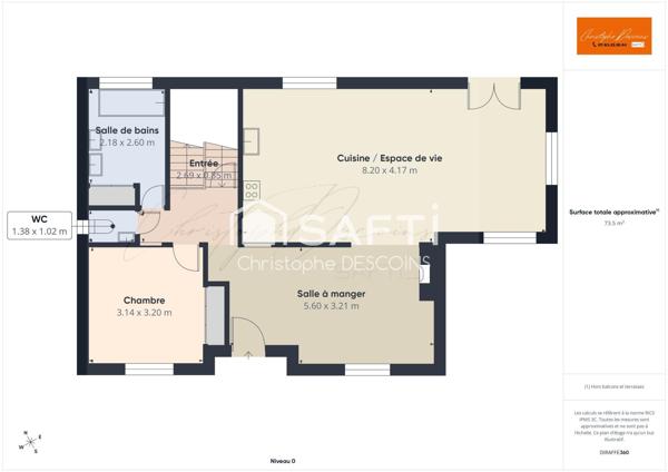 Pavillon individuel rénové avec 5 chambres Mayenne