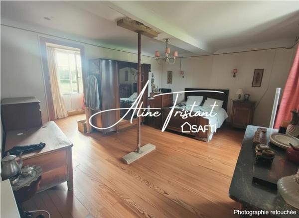 Maison 150m2 + 800m2 de surfaces aménagables - 18 000 m2 de terrain