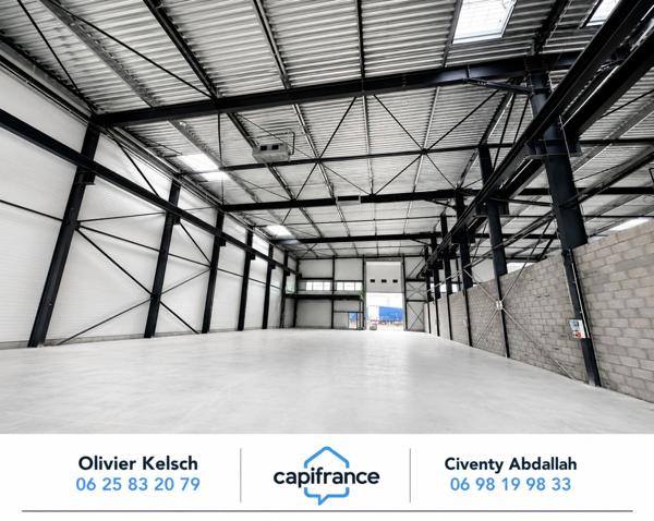 LOCAL INDUSTRIEL NEUF 1 058 M² À LOUER – PONT ROULANT 12,5 T – HSP 12 M – SAINTE-HÉLÈNE-SUR-ISÈRE (73)
