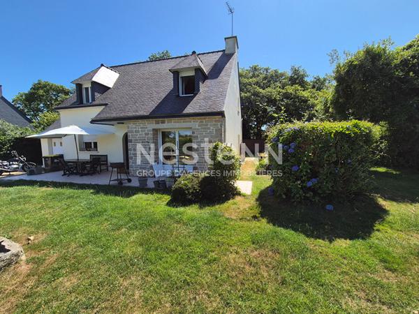 Maison familiale 122 m² habitables, 4 chambres, Terrain de 1500 m² Bretagne / Morbihan Sud