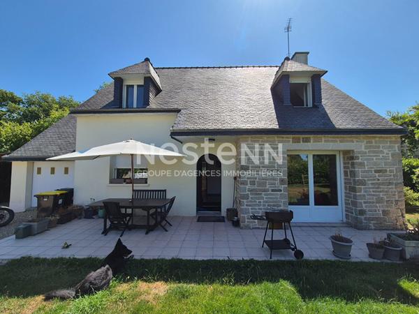 Maison familiale 122 m² habitables, 4 chambres, Terrain de 1500 m² Bretagne / Morbihan Sud