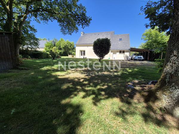 Maison familiale 122 m² habitables, 4 chambres, Terrain de 1500 m² Bretagne / Morbihan Sud