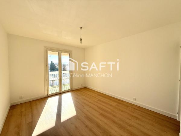 Appartement T3 traversant de 68 m2 - Cave et garage inclus