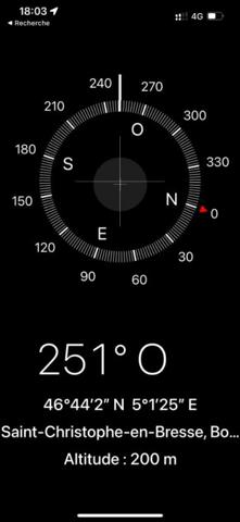 dernier très beau terrain constructible a 32.5  le m²dans un endroit calme à St Christophe enBresse