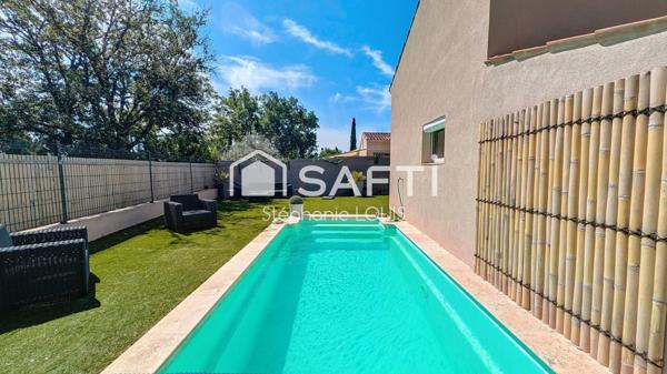 VILLA DE PLAIN PIED AVEC STUDIO ET PISCINE