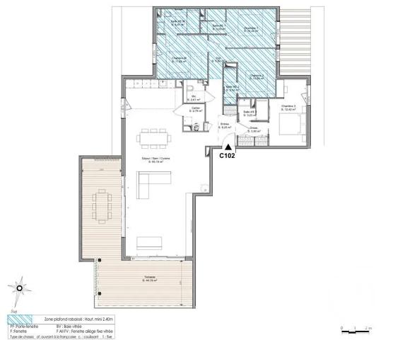 Appartement F5 à vendre  5 pièces - 145,77 m 2   STE MAXIME  - 83