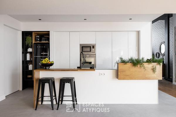 Ancien garage réhabilité en loft de standing