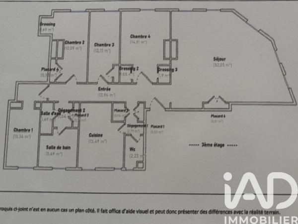Appartement à vendre 5 pièces 154 m² Lyon 1