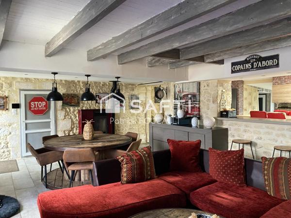 Maison rénovée + piscine 9X4 sur parcelle 905m2