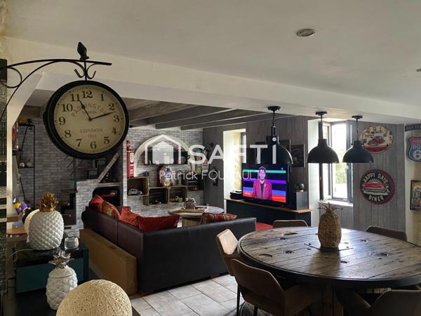 Maison rénovée + piscine 9X4 sur parcelle 905m2