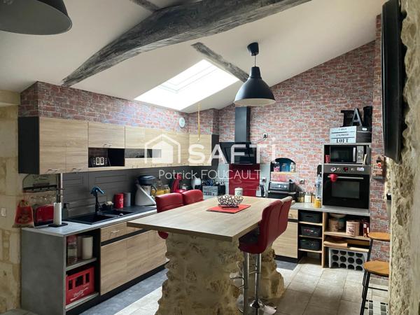 Maison rénovée + piscine 9X4 sur parcelle 905m2