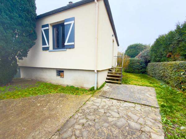 Maison à vendre 3 pièces, 70m², SENLIS (60), Maison individuelle plain pied – Sous-sol total – Jardin 600 m² – Centre-ville à pied