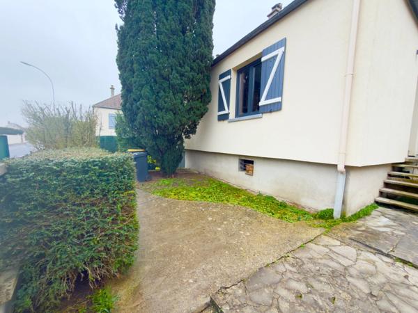 Maison à vendre 3 pièces, 70m², SENLIS (60), Maison individuelle plain pied – Sous-sol total – Jardin 600 m² – Centre-ville à pied